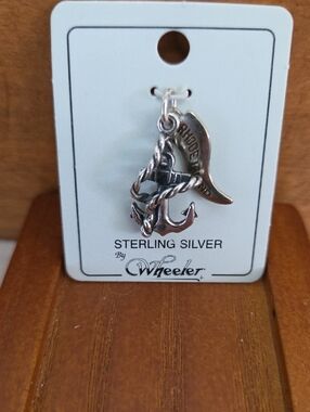 Rhode Island Naval Insignia Sterling Silver Charm